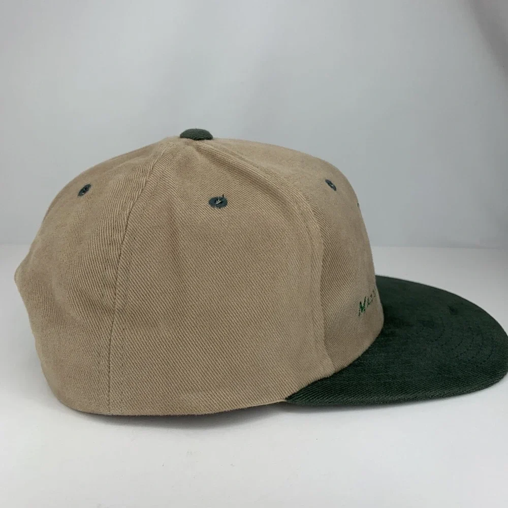 Mannix Oil Company Inc Hat Tan Green Adjustable Snapback Cap Factory
